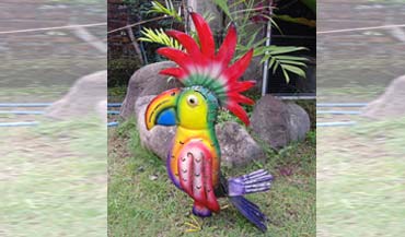 Wholesale Bali Metal Crafts Kakatoa Garden Decor n variative models and Colour